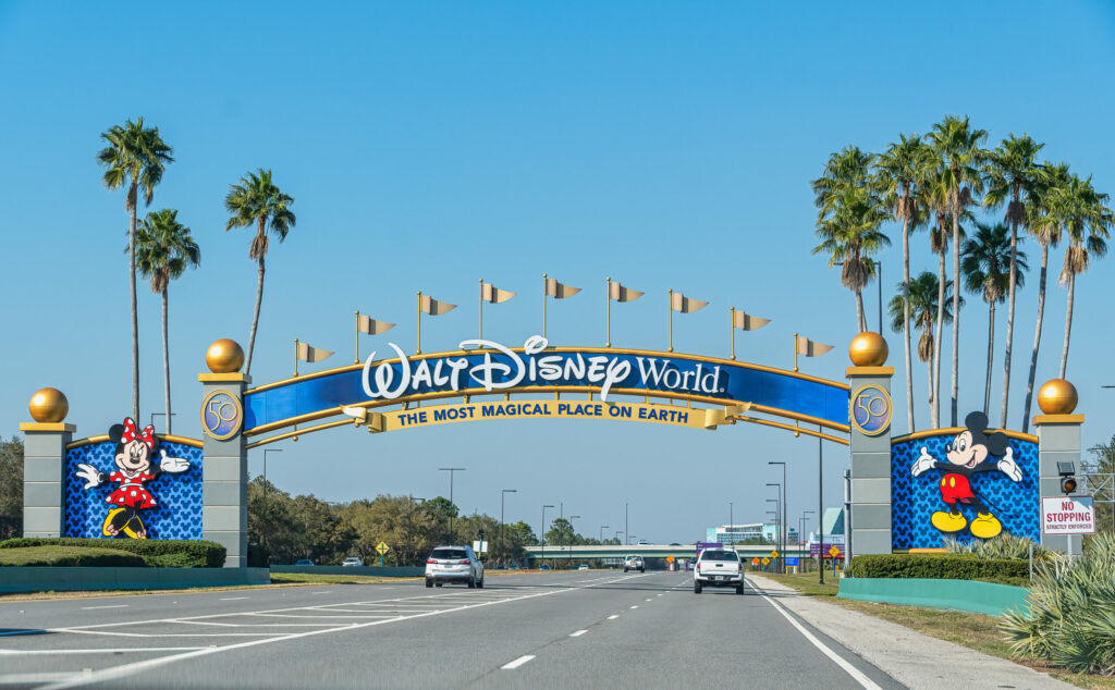 Entranda da Walt Disney proximo casa de férias